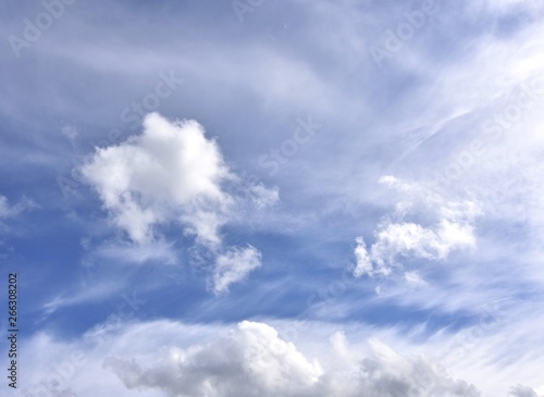 Clouds in morning sky Yorkshire England 06 05 2019