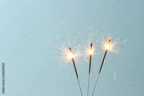 Wallpaper Mural Bengal fire on a colored background. Torontodigital.ca