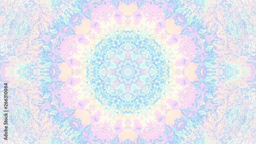 Spinning mandala loop background