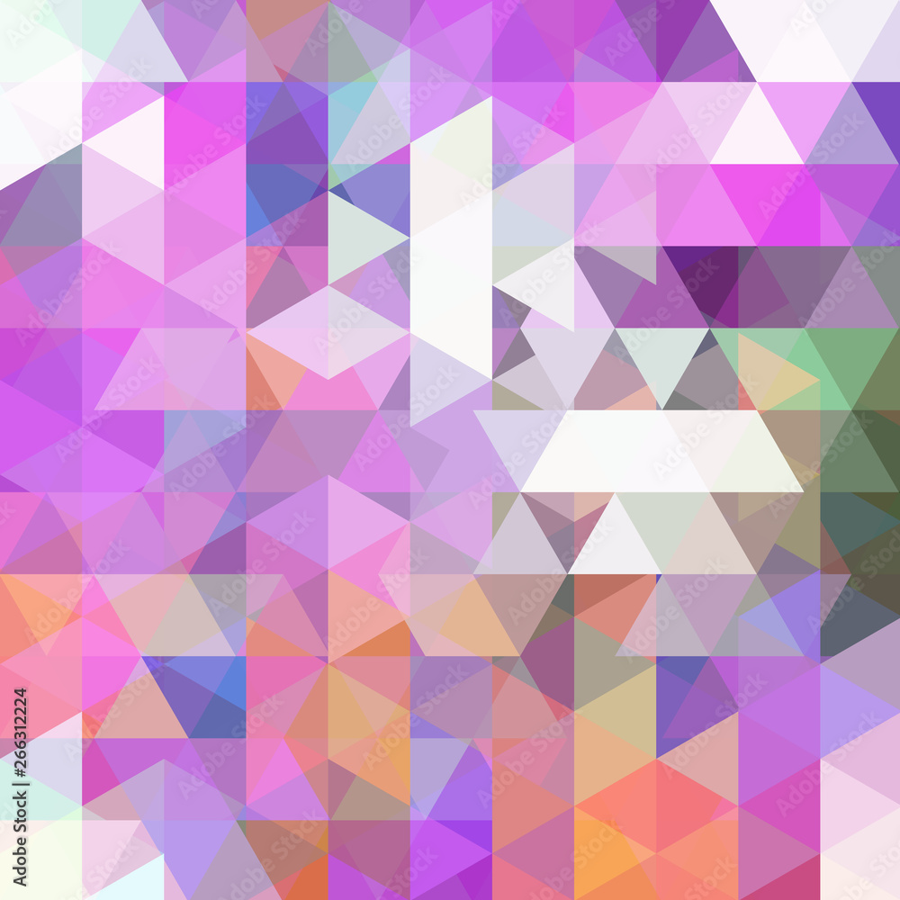Abstract pink mosaic background. Triangle geometric background. Design elements. Vector illustration Abstract pink mosaic background. Triangle geometric background. Design elements. Vector illustration