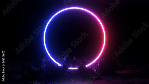 abstract glowing objects