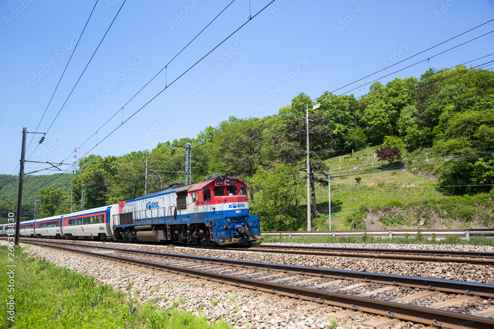 railroad in korea.