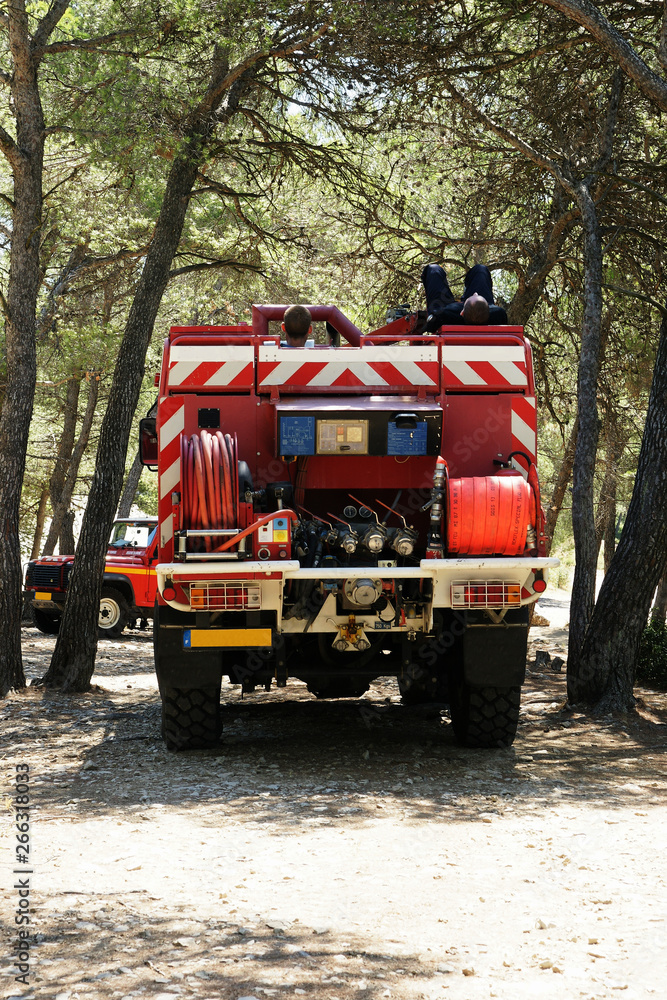 Obraz premium Camion de pompiers