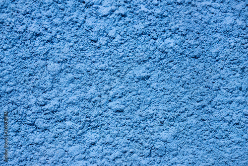 blue rough concrete wall background and texture.