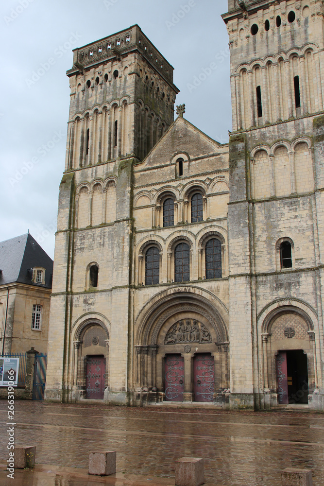 sainte-trinité abbey in caen (france)