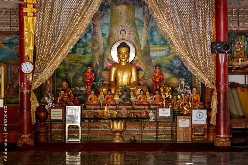 Wat Thmei Temple in Cambodia.