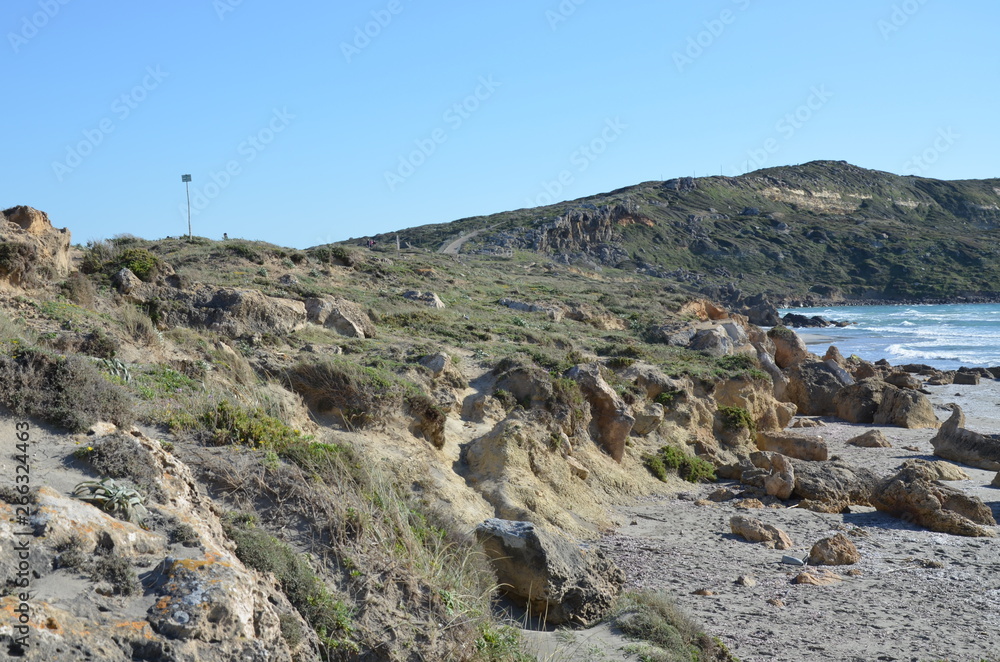 Fototapeta premium Wonderful beaches near Tharros at Sinis