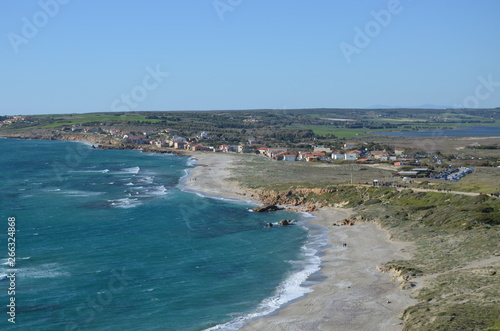 Wonderful beaches near Tharros at Sinis