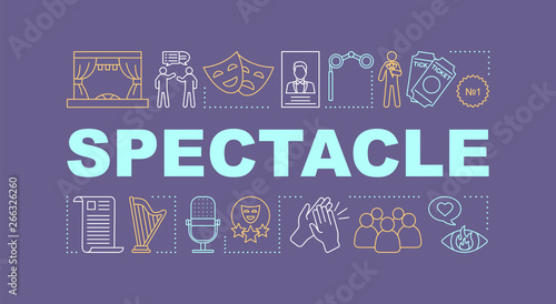 Spectacle word concepts banner