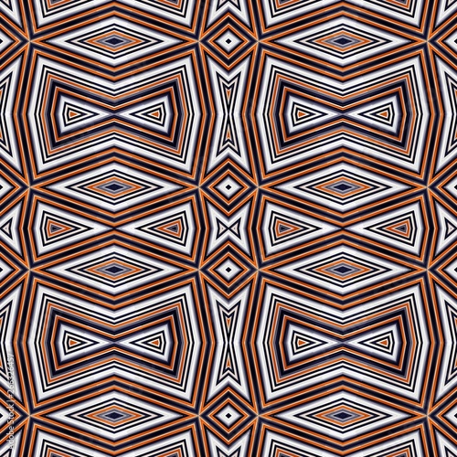 black, pastel gray and saddle brown abstract seamless pattern design