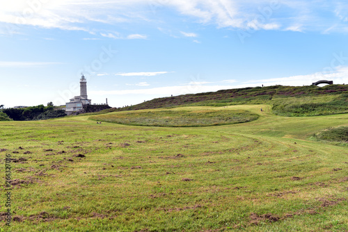 Cabo Mayor Park and Lighthouse of Cabo Mayor in Santander, Spain © akturer