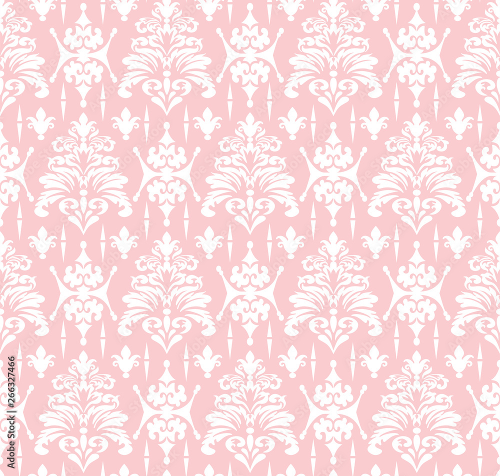 Damask seamless pattern background texture Damask seamless pattern background texture