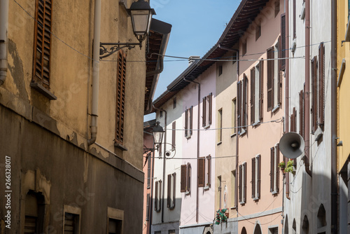 Old street of Oggiono  Italy