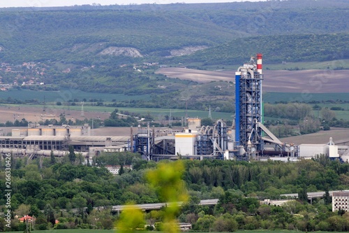 Cement plant in Devnya (Bulgaria) photo