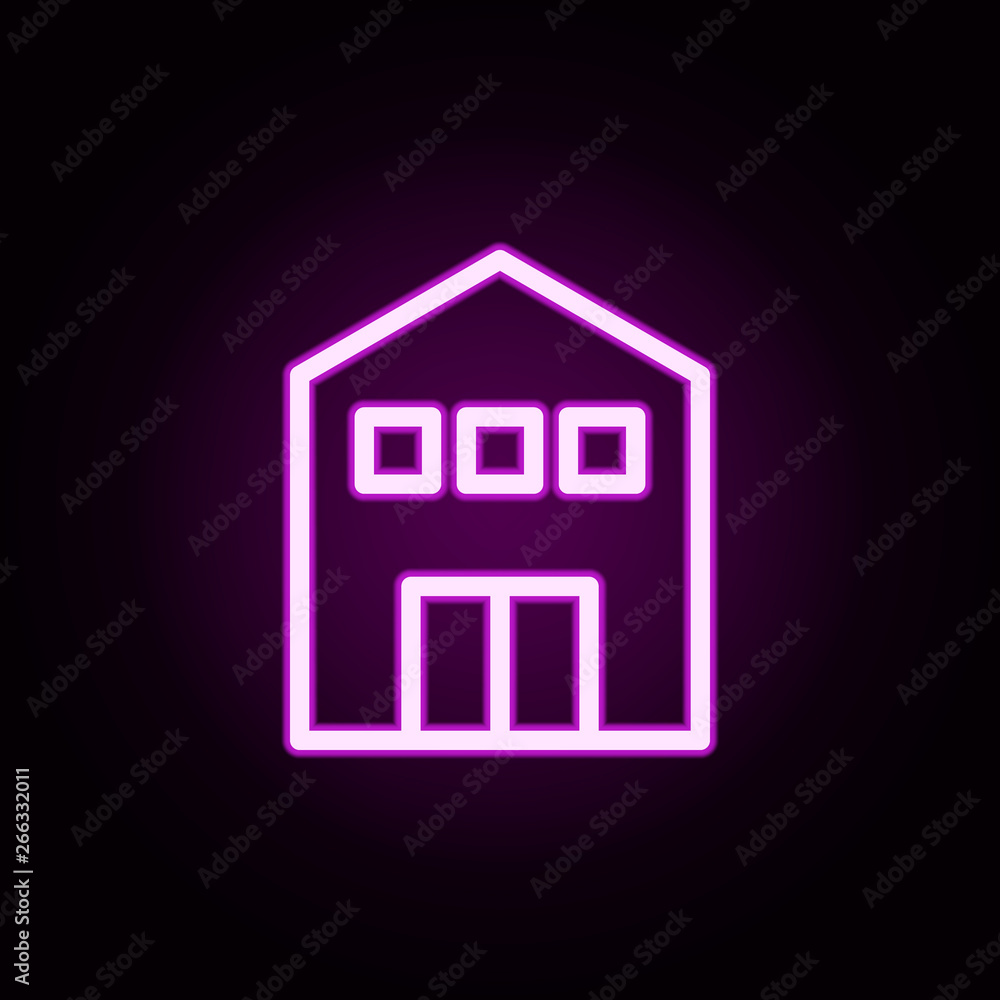 building stock neon icon. Elements of building set. Simple icon for websites, web design, mobile app, info graphics building stock neon icon. Elements of building set. Simple icon for websites, web design, mobile app, info graphics