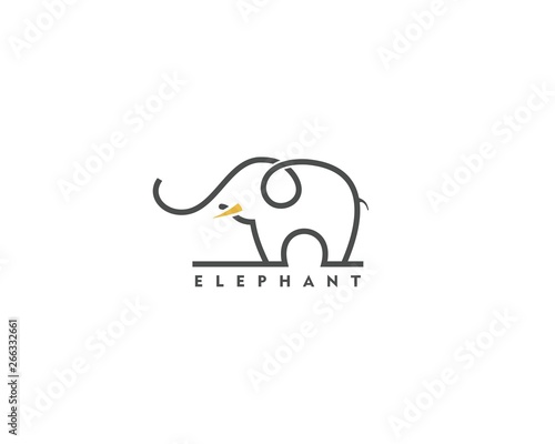 Elephant LogoIcon Vector Designs