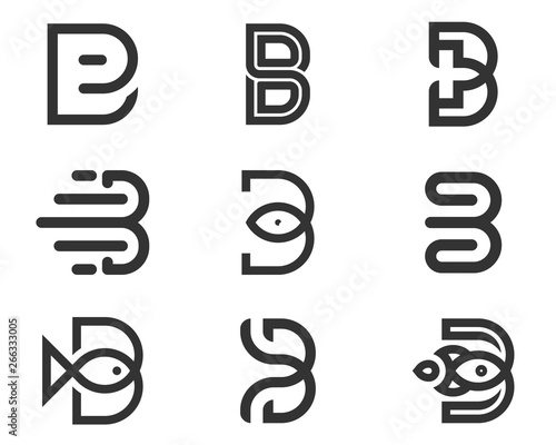 B Logotype Vector Designs