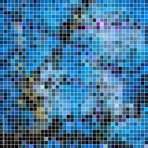 abstract vector square pixel mosaic background