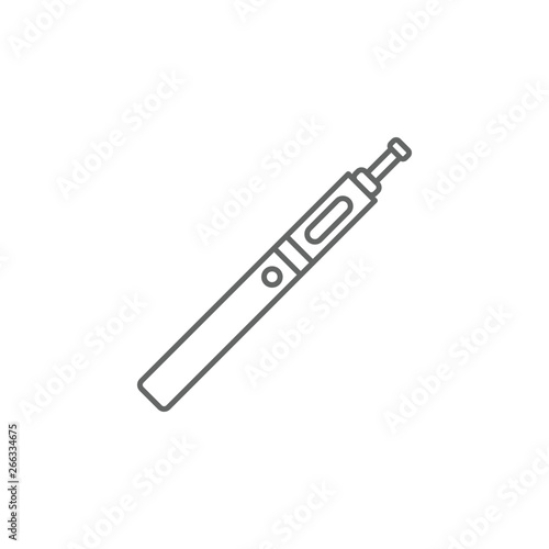 Vape, marijuana icon. Element of marijuana icon. Thin line icon for website design and development, app development. Premium icon