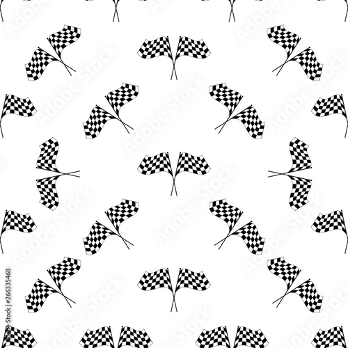 Race Flag Seamless Pattern, Vinyl Ready