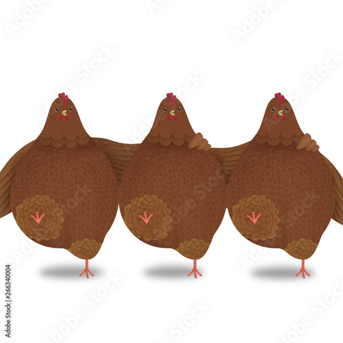 Three French Hens