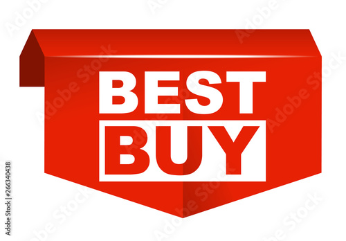 red vector banner best buy