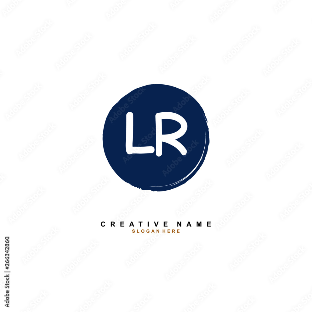 L R LR Initial logo template vector. Letter logo concept L R LR Initial logo template vector. Letter logo concept