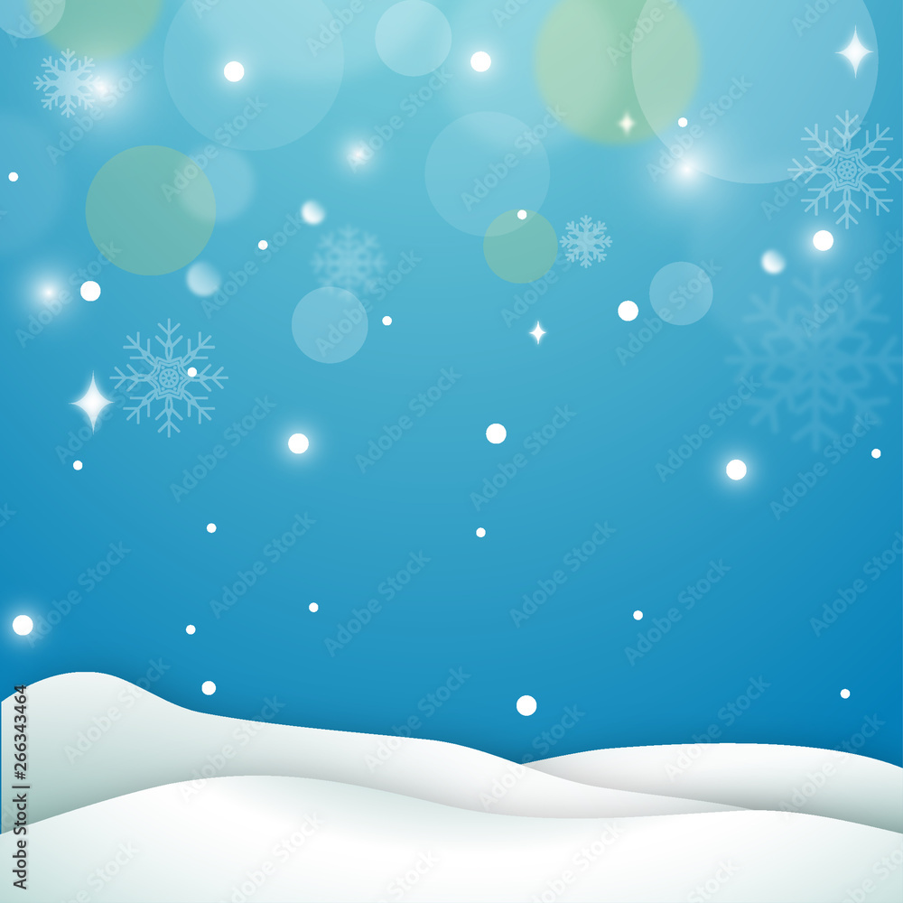 Postcard snow, snowfall Postcard snow, snowfall