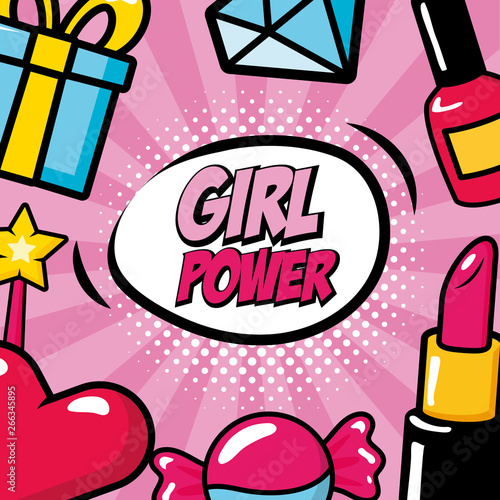 girl power pop art