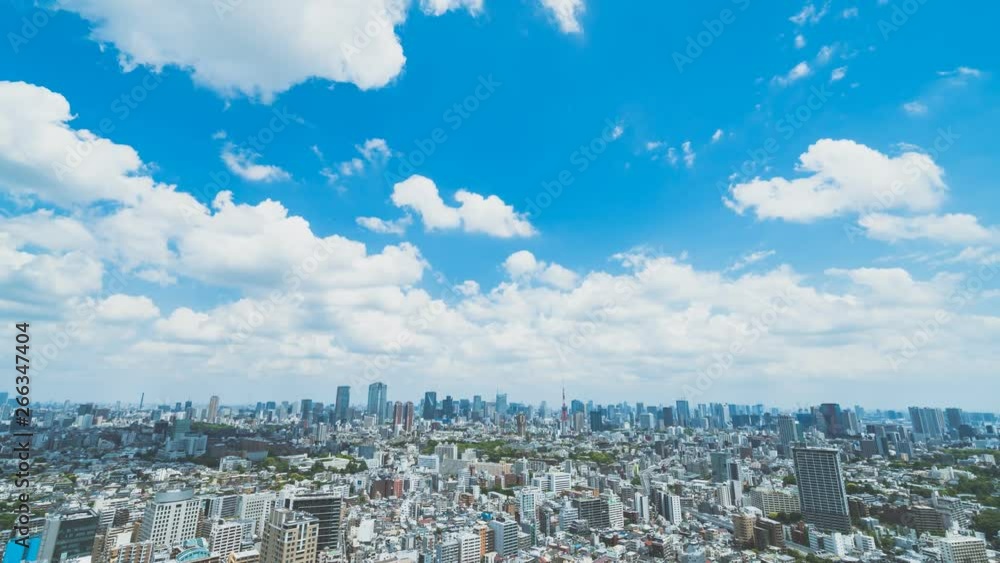 4K・東京風景・タイムラプス