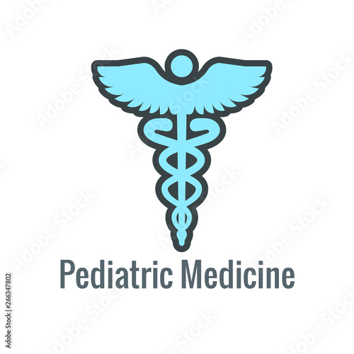 Pediatric Medicine with Baby / Pregnancy Related Icon