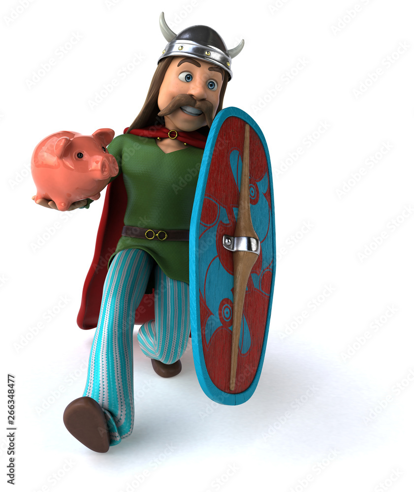 Fun Gaul - 3D Illustration