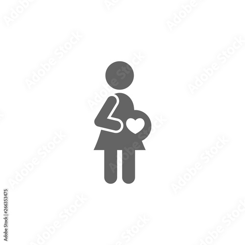 Insurance, care, heart, maternity, pregnancy icon. Element of insurance icon. Premium quality graphic design icon. Signs and symbols collection icon for websites, web design