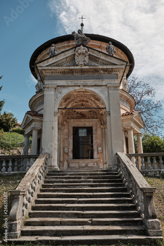 chapel along the path of the historic pilgrimage route from Sacred Mount or Sacro Monte of Varese  Italy