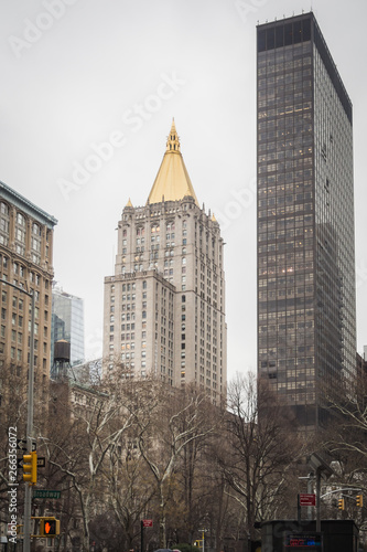 Wallpaper Mural Broadway Corner and W24th Street - New York City, NY Torontodigital.ca