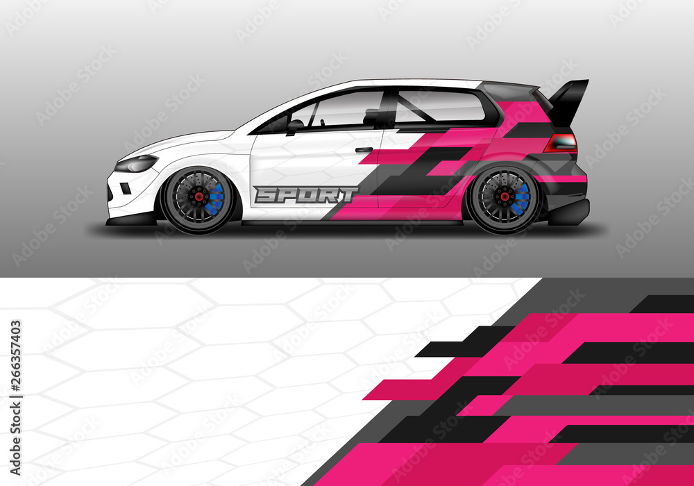 Car wrap design abstract strip and background for Car wrap and vinyl sticker Car wrap design abstract strip and background for Car wrap and vinyl sticker