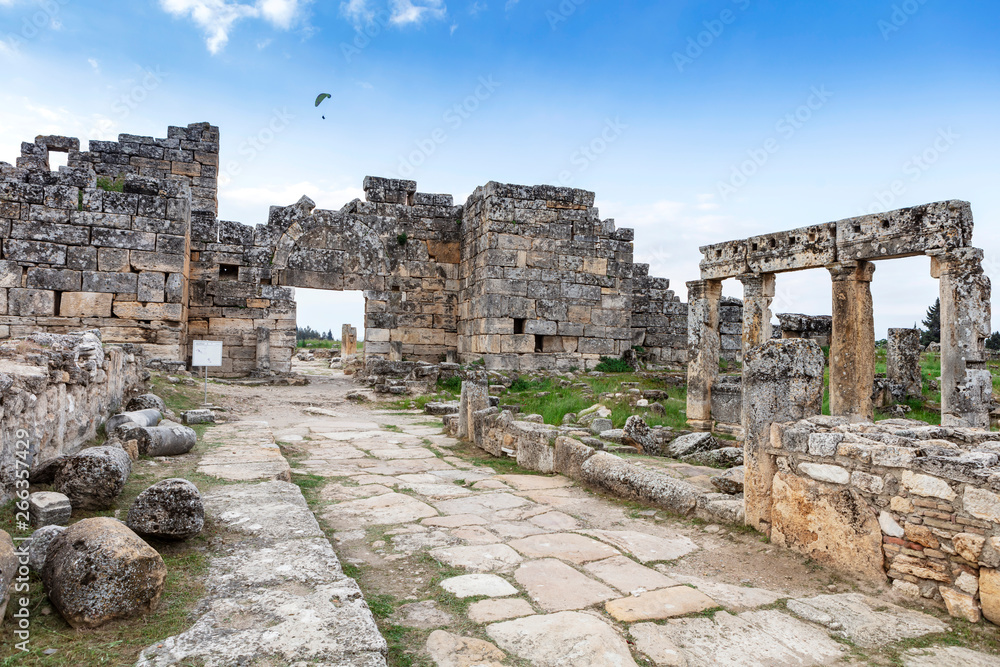 Hierapolis ancient city Pamukkale Turkey