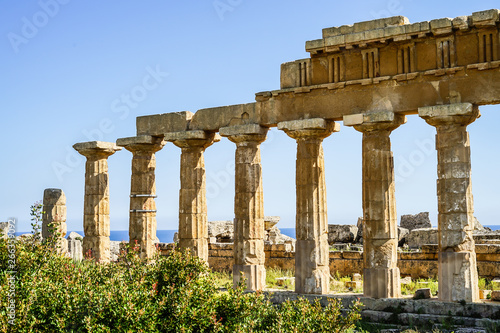 Römischer Tempel Akropolis Selinunt Sizilien