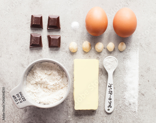 Chocolate Brownie Ingredients
