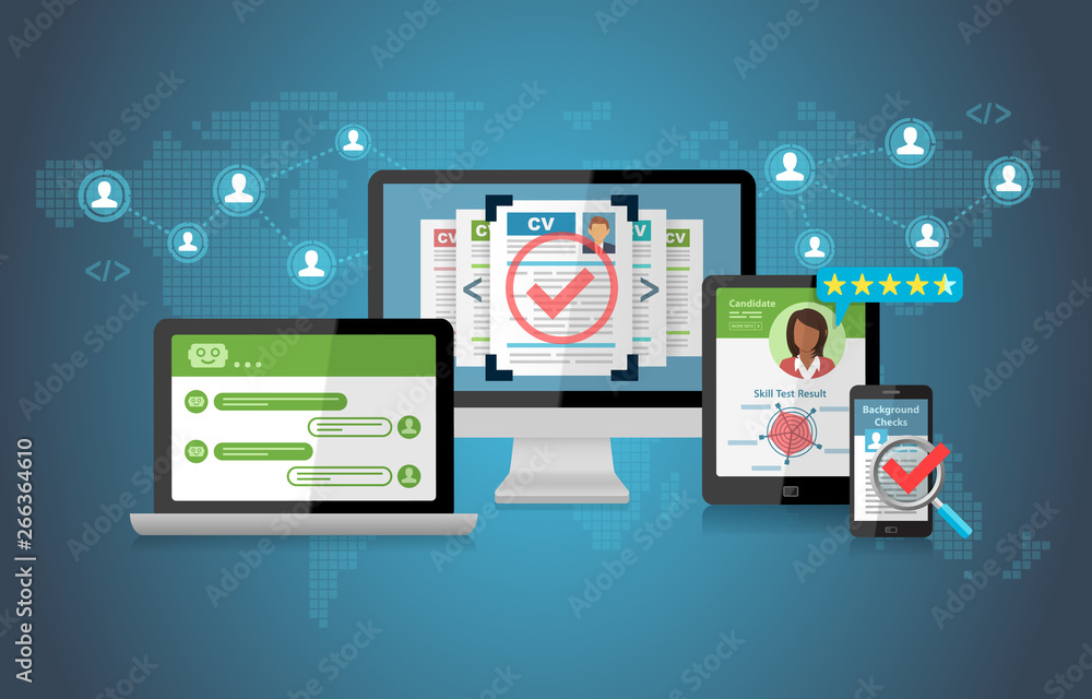 HR Tech Human Resources Recruitment And Hiring Finding Professional Staff Search Business Internet Technology HR Tech Human Resources Recruitment And Hiring Finding Professional Staff Search Business Internet Technology