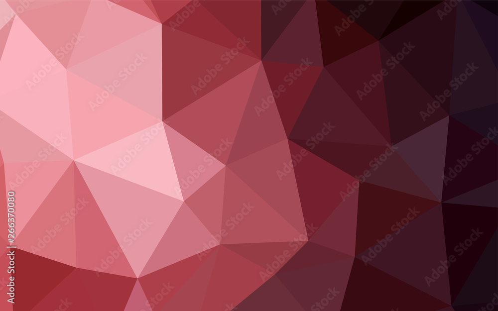 Light Pink, Red vector polygon abstract backdrop. Light Pink, Red vector polygon abstract backdrop.