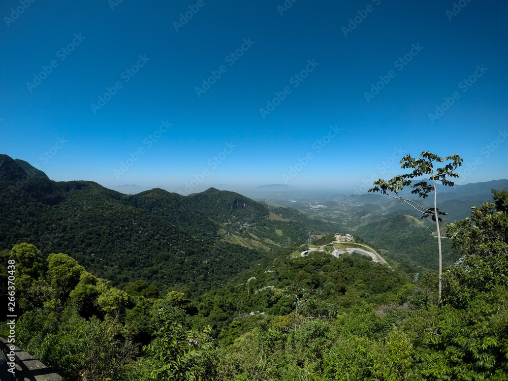 Green and mountains