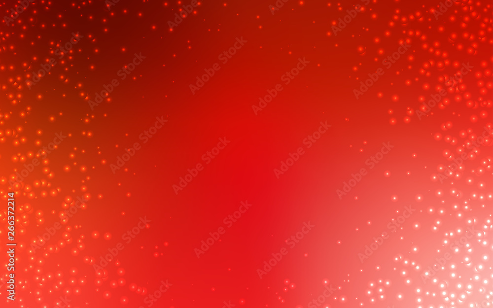Light Red vector texture with milky way stars. Light Red vector texture with milky way stars.
