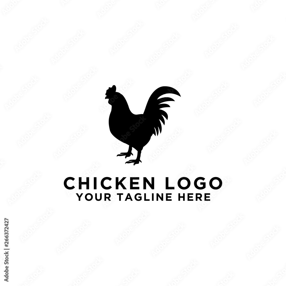 Fototapeta premium collection of cattle logo vector. Chicken design. - Vector