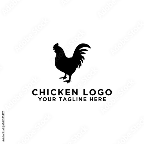 collection of cattle logo vector. Chicken design. - Vector