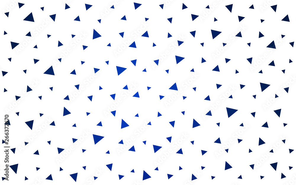 DARK BLUE vector  triangle mosaic background.