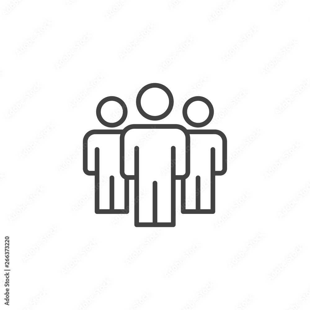 Team group linear icon Team group linear icon