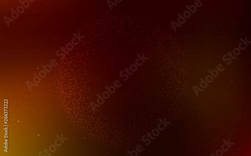 Dark Red vector texture with milky way stars.