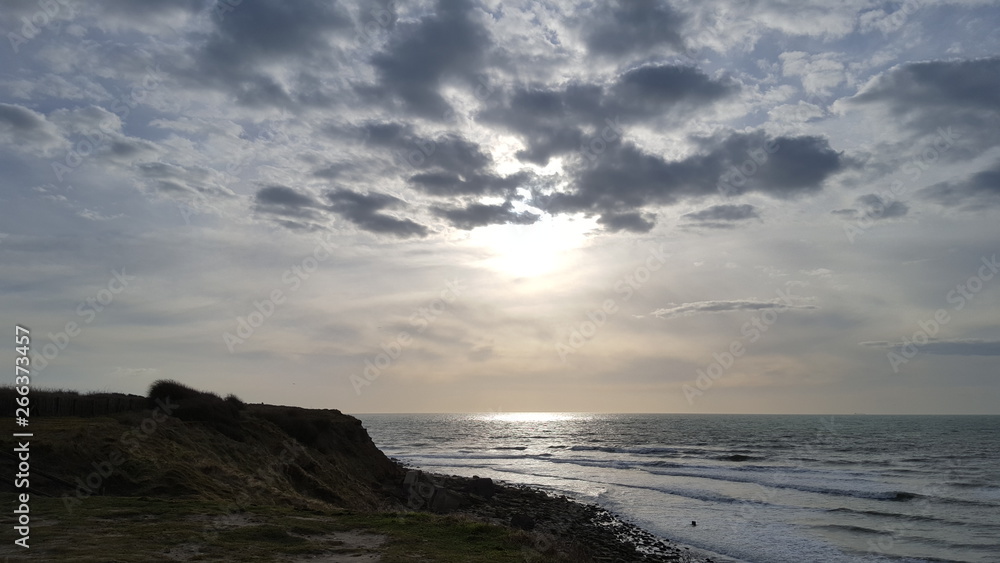 Sunset in North of France
