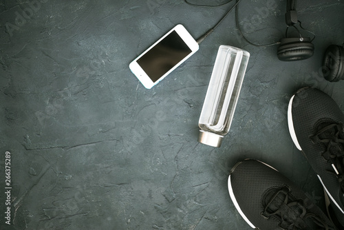 concept of morning running.